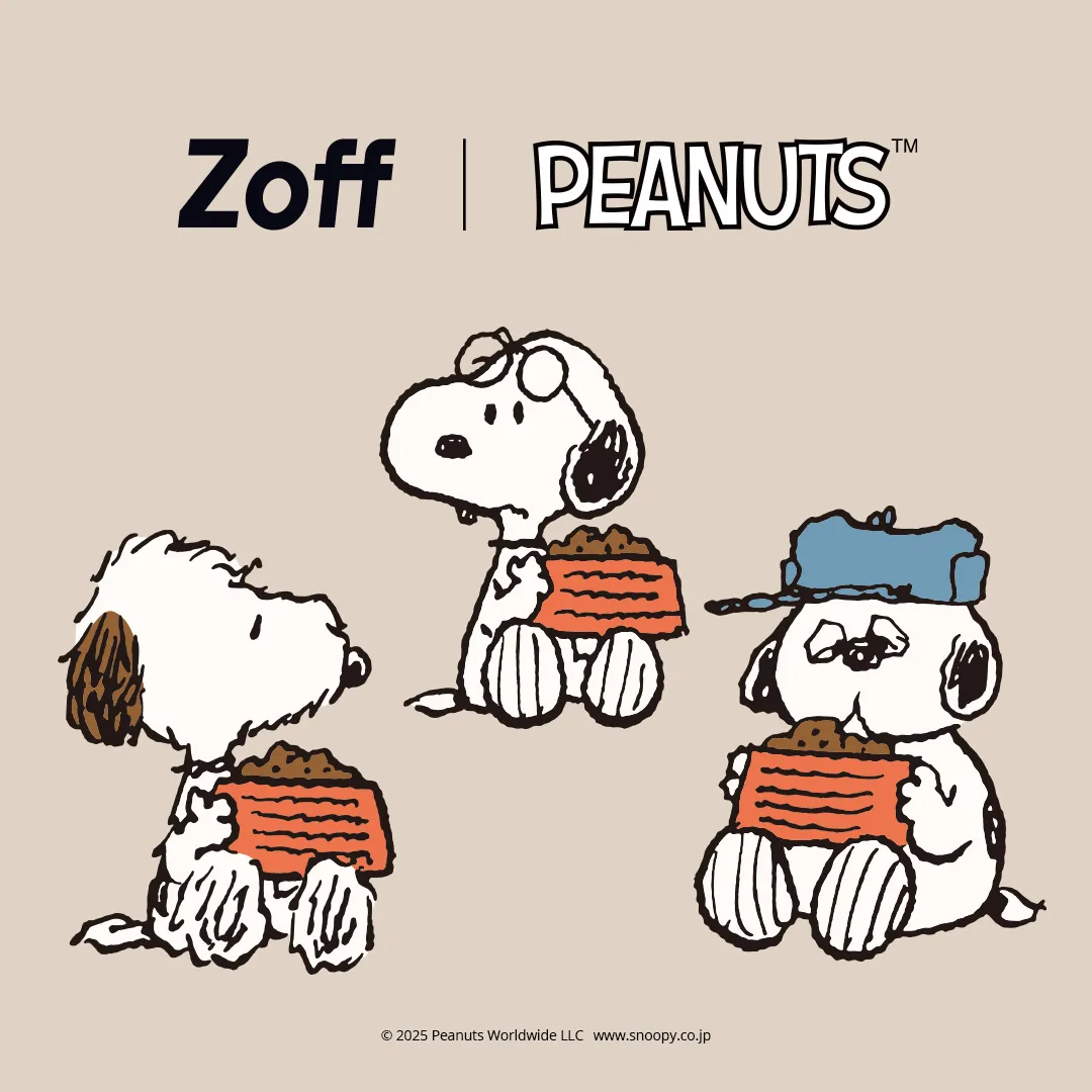 《Zoff PEANUTS COLLECTION(Zoff花生收藏)》,2025年的新作發售!!